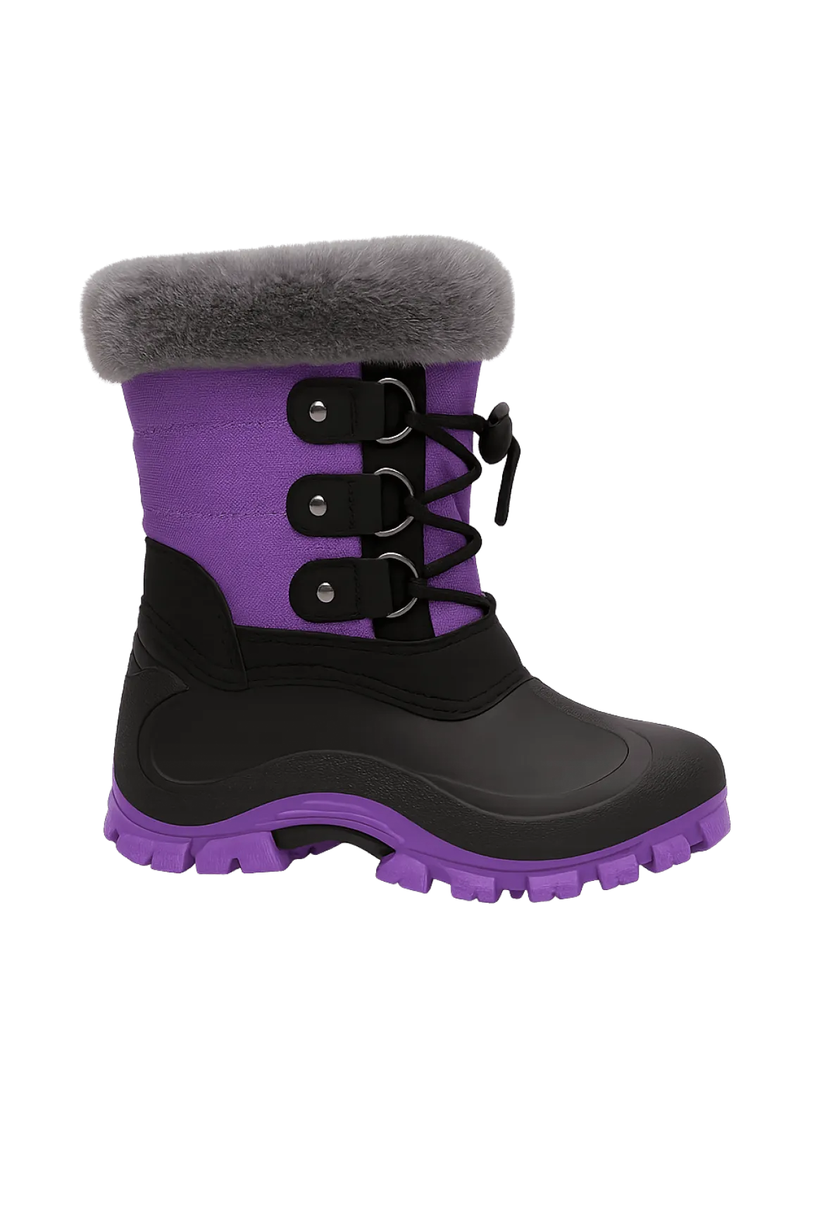 Winter Snow Boots with Faux Fur Lining