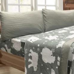WINTER WONDERLAND Microfleece Sheet Set
