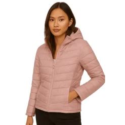 Women’s Lightweight Hooded Puffer Jacket