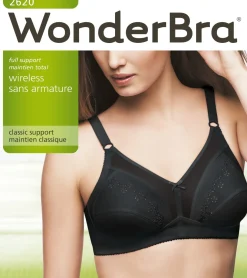 WonderBra Wire free Classic Support Black - W2620