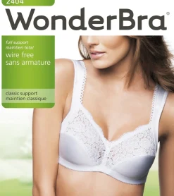 WonderBra- Wireless Full Support Bra White - W2404