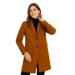 Wool-Blend Coat