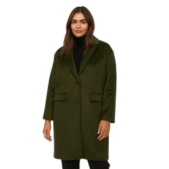 Wool-Blend Coat