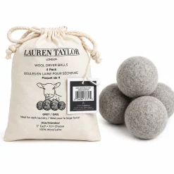 Wool Dryer Balls 4pk Grey