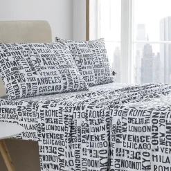 World Cities | Microfiber Sheet Set