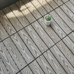 WPC Interlocking Deck Tiles