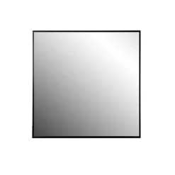60x60" Square Aluminum Mirror with Black Frame