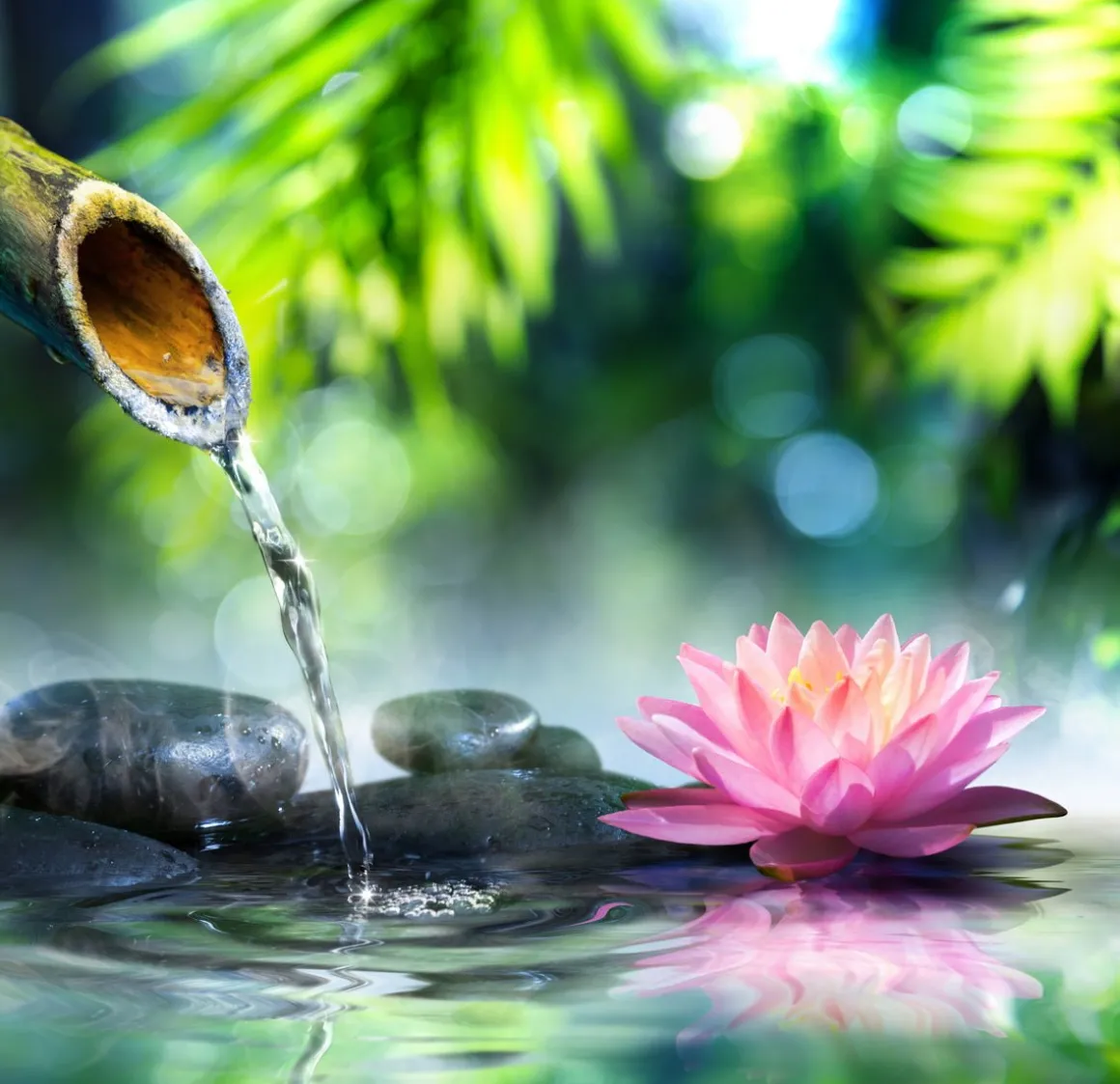 Zen Spa Canvas Wall Art – 80 x 80 x 2.5 cm