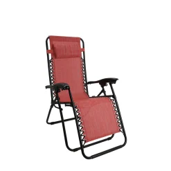 Zero Gravity Chair - Outdoor Folding and Reclining Lounger with headrest