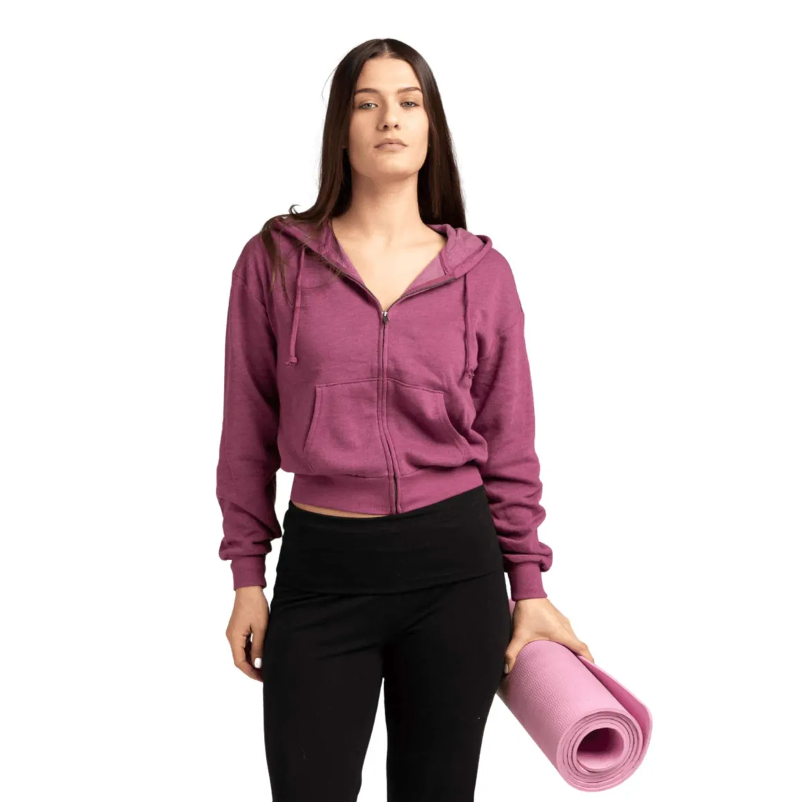 Zip-Up Hoodie with Pockets